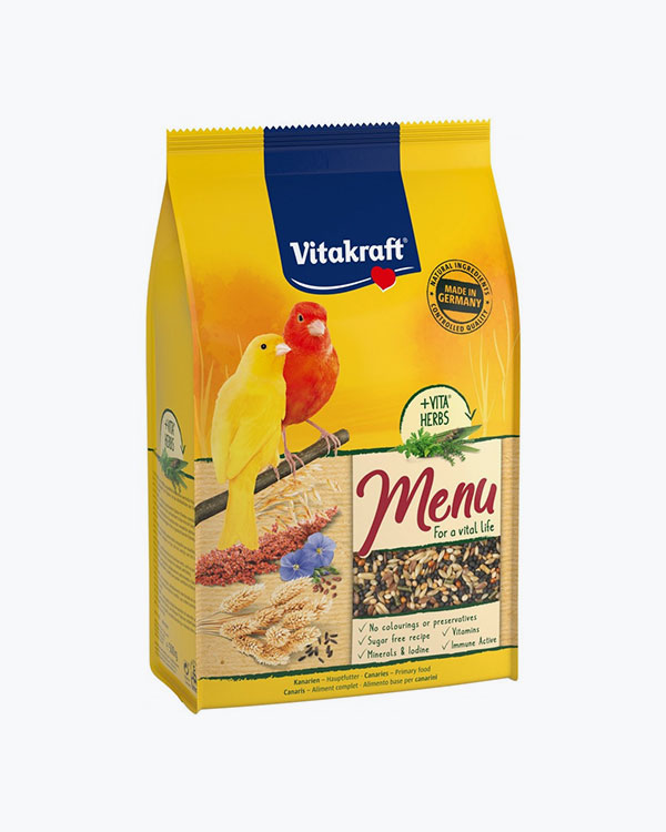 Корм Vitakraft Premium Menu для декоративних папуг та канарок, 500 г