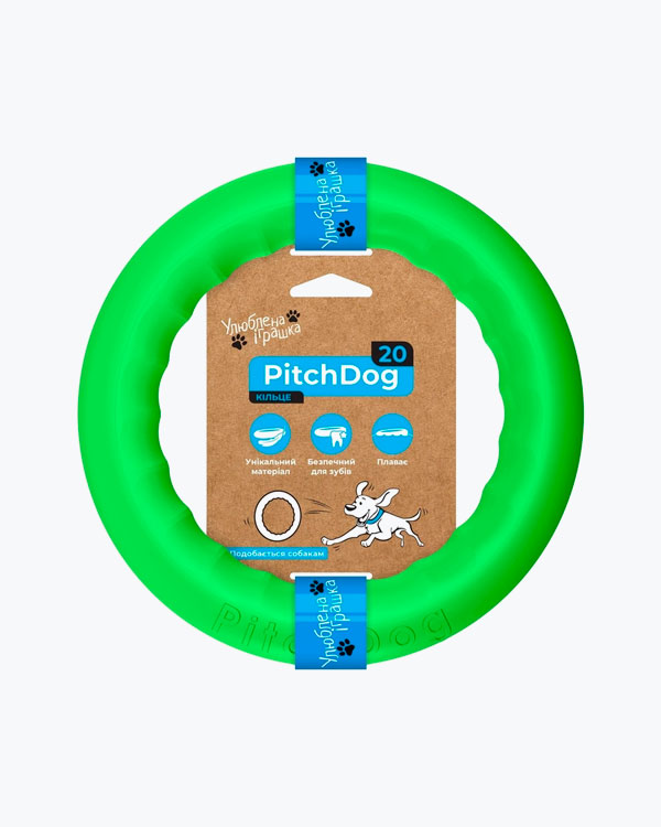 Кільце для апортування Collar PitchDog 20 20 x 3,5 см, Зелений