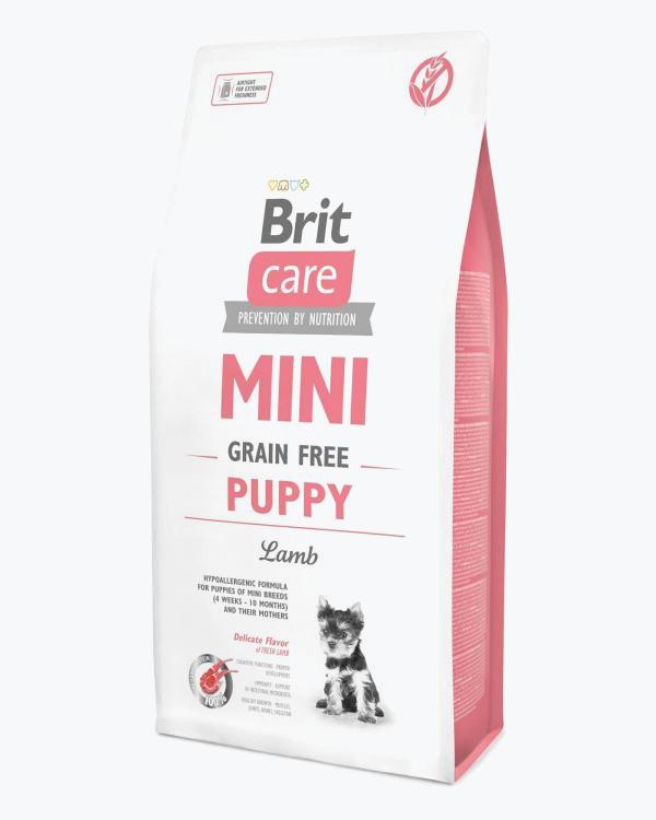 Сухий корм Brit Care Grain Free Mini Puppy Lamb для цуценят та молодих собак мініатюрних порід з ягням 7 кг