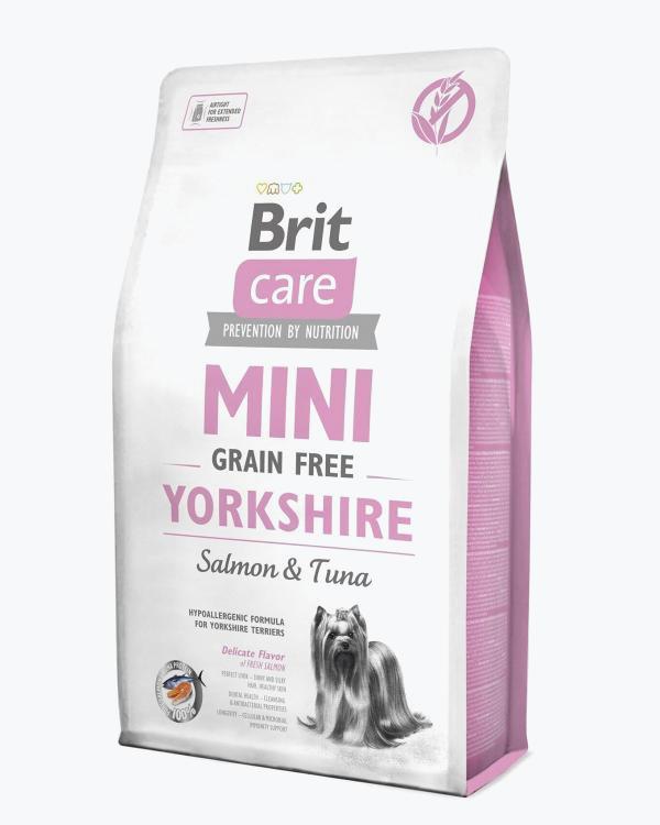 Сухий корм Brit Care Grain Free Mini Yorkshire для йоркширських тер'єрів з лососем та тунцем 2 кг