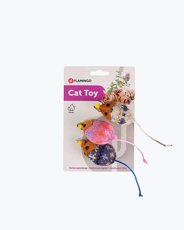 Іграшка з котячою м’ятою для котів Flamingo Mohaire Mouse