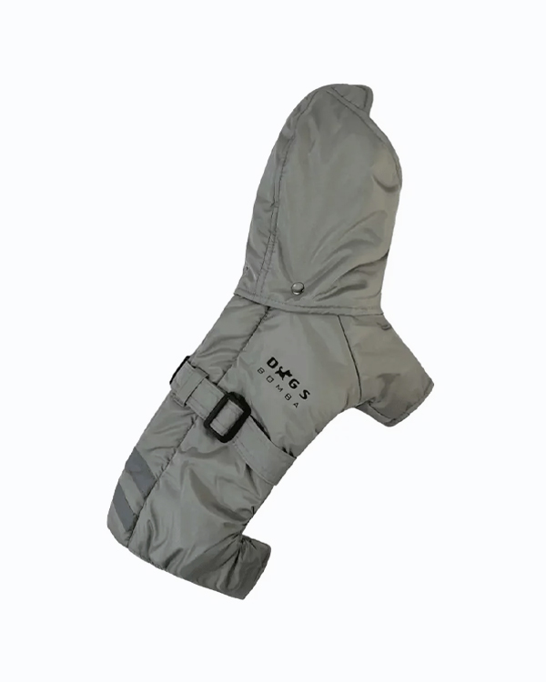 Зимовий комбінезон Dogs Bomba, з поясом, сірий, розмір №2