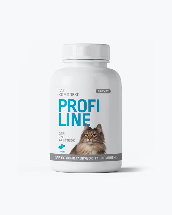 Вітаміни Provet PROFILINE ГАГ комплекс для котів, здоров'я суглобів та зв'язок, 180 таб