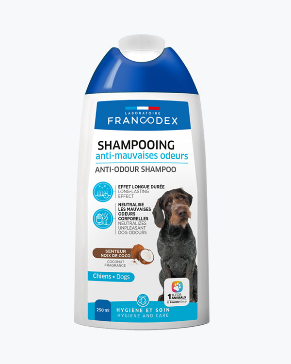 Шампунь Francodex Anti-odour Shampoo, для собак, усунення неприємного запаху, 250 мл