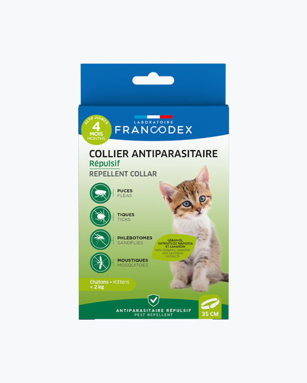 Ошейник-репеллентный Francodex Repellent Collar для котят, с герониолом
