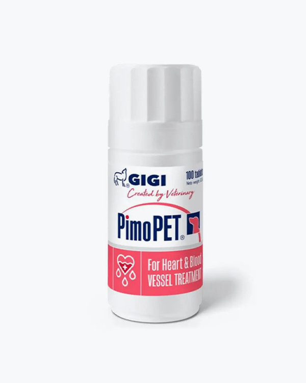 Добавка GiGi PimoPET 2.5 мг, для лікування серцевої недостатності собак, 100 таб