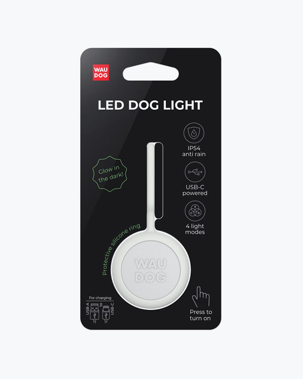 Ліхтарик WAUDOG LED DOG LIGHT, для собак та котів, RGB