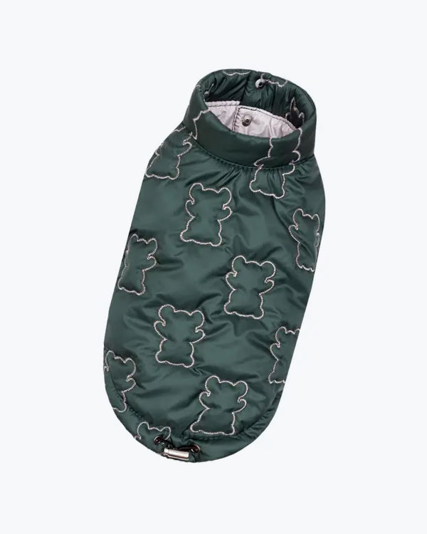 Жилет Dogs Bomba Ведмедики, для собак, смарагд, розмір №5