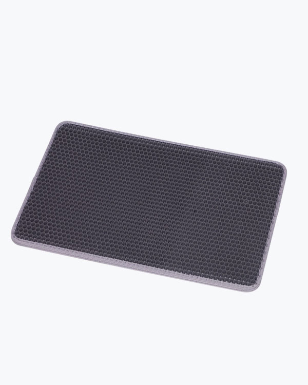 Килимок-сито Nobby, під котячий лоток, розмір M, 39 х 60 см, сірий