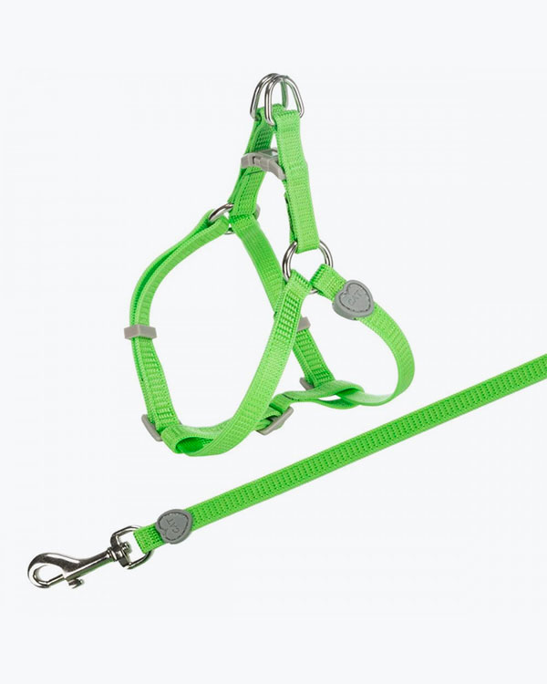 Шлейка з повідцем Trixie Premium для котів, нейлон, 26-37 см, 10 мм, колір в асортименті