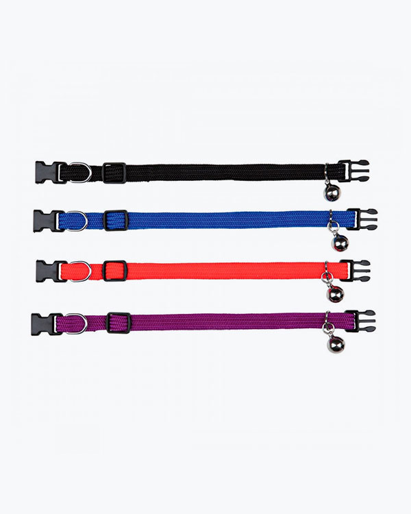 Нашийник Trixie для котів, Elastic, з дзвіночком, нейлоновий, колір в асортименті