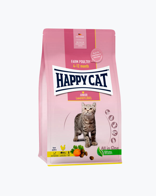 Happy Cat Junior - Сухой корм с птичьим мясом для котят 4 кг