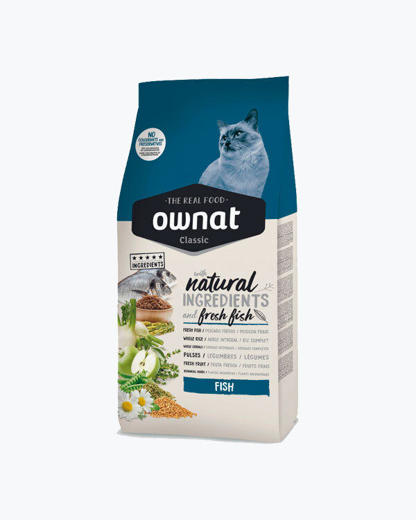 Ownat Classic Fish (Cat) — корм для взрослых кошек с Рыбой 4 кг