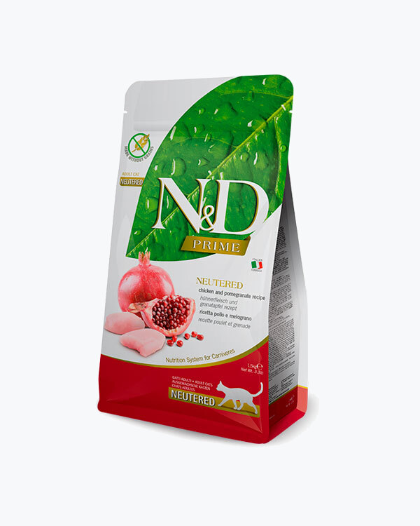 Сухой корм Farmina N&D Prime Neutered, для стерилизованных котов, курица с гранатом, 300 г