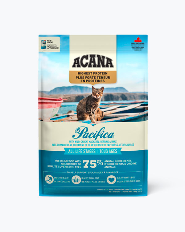 Сухой корм ACANA Pacifica Cat для кошек всех пород с рыбой 4.5 кг