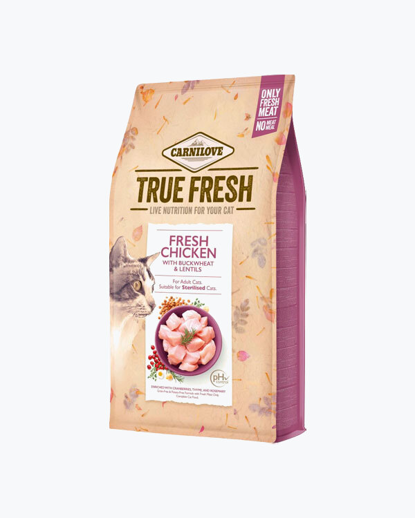 Сухой корм Carnilove True Fresh, для котов, курица, 1.8 кг