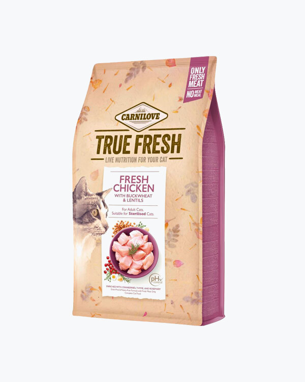 Сухой корм Carnilove True Fresh для взрослых кошек, с курицей, 340 г