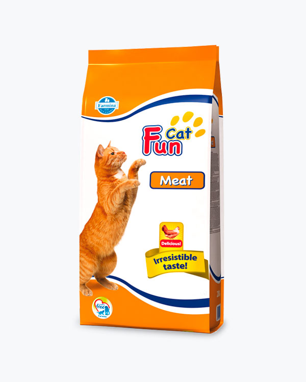Сухой корм Farmina Fun Cat Meat, для котов, курица, 20 кг