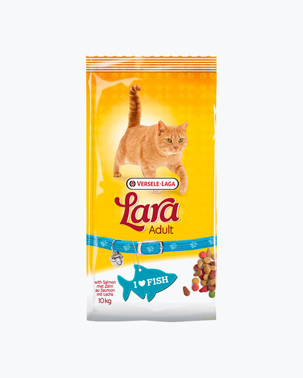 Сухий корм Lara Adult with Salmon для котів з лососем 10 кг.