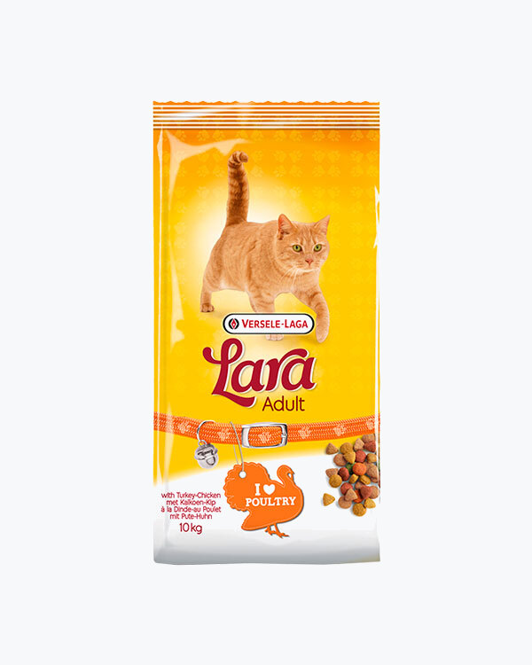 Сухий корм Lara Adult with Turkey & Chicken для котів з індичкою і куркою 10 кг