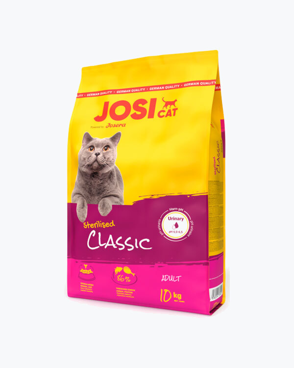 Сухой корм для взрослых стерилизованных кошек Josera JosiCat Sterilised Classic, 10 кг