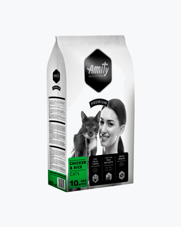 Сухой корм AMITY Sterilized, для стерилизованных котов, курица, 10 кг