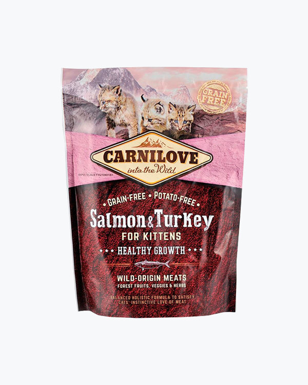 Сухой корм Carnilove Cat Salmon & Turkey, для котят, лосось и индейка, 400 г