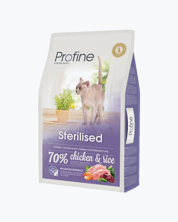 Сухий корм Profine Sterilised, для стерилізованих котів, курка з рисом, 10 кг