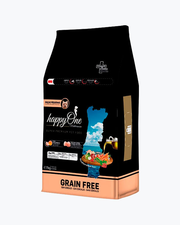 Сухой беззерновой корм happyOne Mediterraneum Small Breeds Fresh Meat для собак мелких пород с мясом, 6 кг