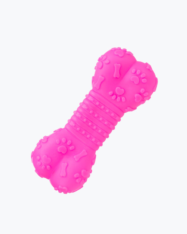 Игрушка Trixie Кость с пискавкой для собак, 15 см (винил)