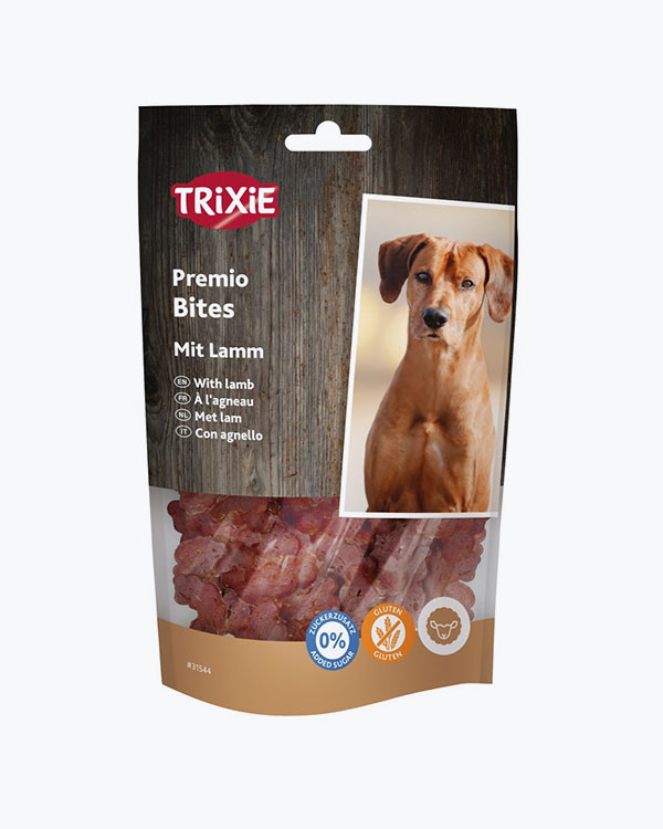 Ласощі Trixie Premio Lamb Bites для собак, снеки з ягням, 100 г