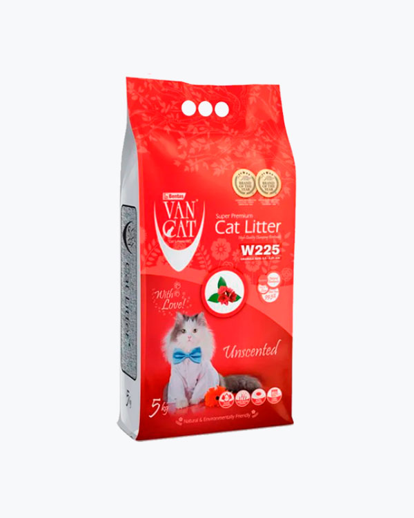 Наповнювач туалетів для кішок Van Cat Super Premium Quality Natural бентонітовий без аромату 5 кг (6 л)