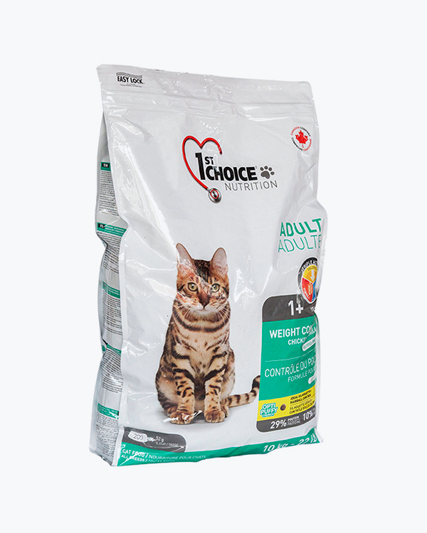 Сухой корм 1st Choice Weight Control, для контроля веса котов, курица, 10 кг