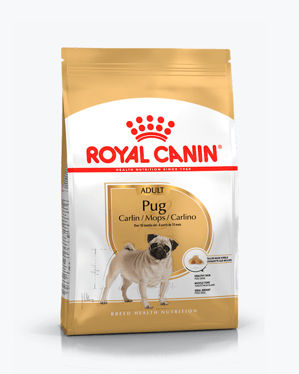 Сухий корм Royal Canin Pug Adult для собак породи мопс віком старше 10 місяців 1.5 кг