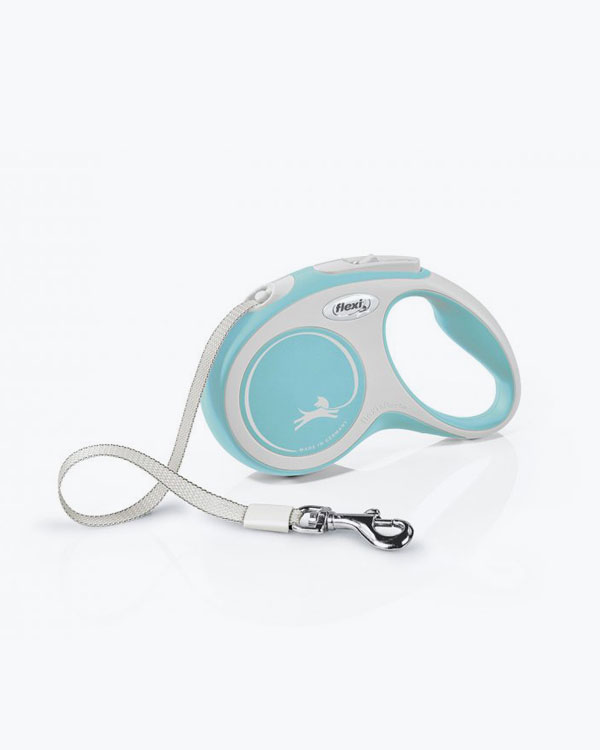 FLEXI NEW COMFORT 2020 XS Рулетка 3м/12кг, стрічка, блакитна