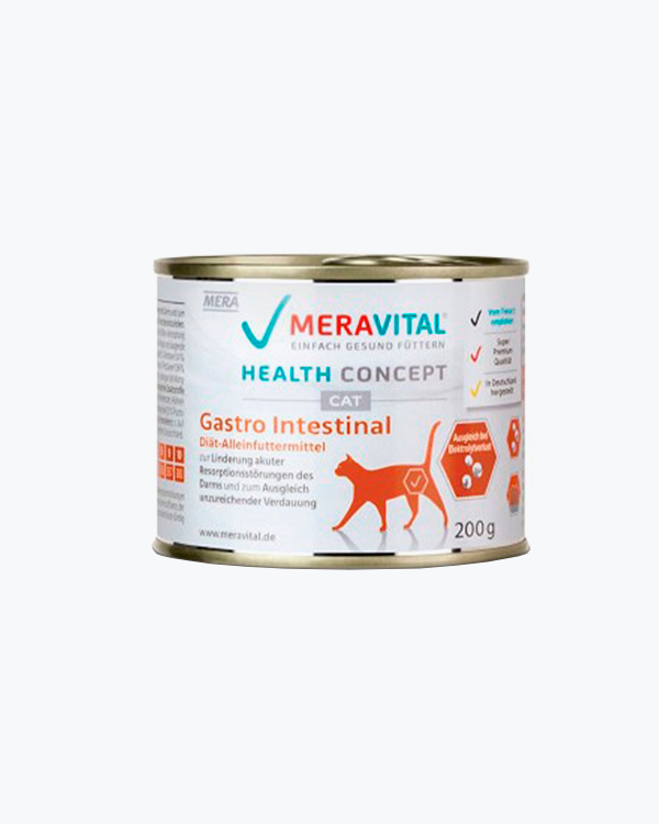 Консервований корм для кішок MERA MVH Gastro Intestinal при розладах травлення, 200 г
