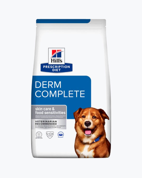 Сухий корм для собак Hill’s Prescription Diet Derm Complete, при алергії та атопічному дерматиті, 12 кг