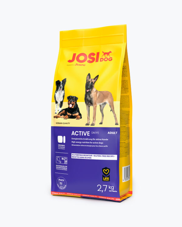 Сухой корм JosiDog Active, для активных собак, 2.7 кг