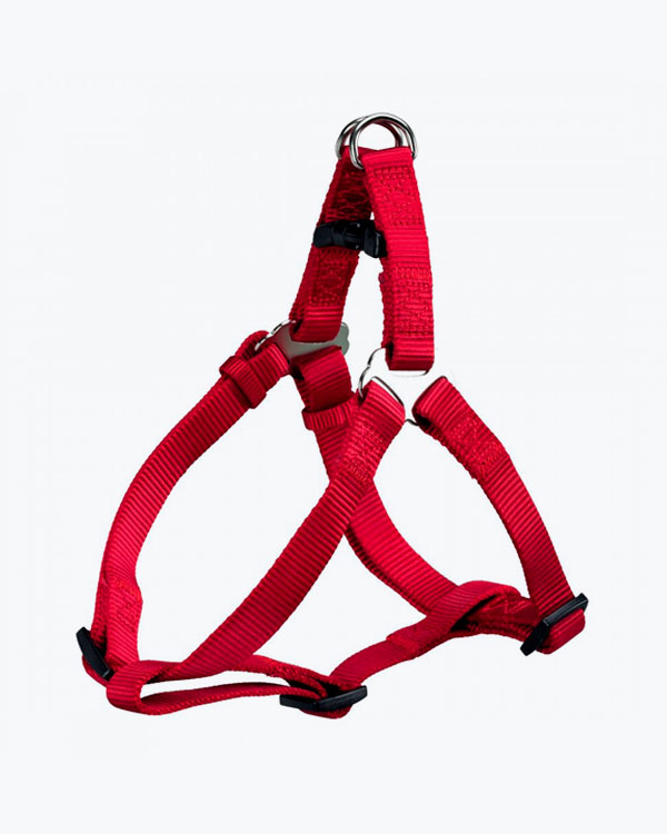 Шлея-петля Trixie Premium для собак, розмір S, червона, 40-50 см/15 мм (нейлон)