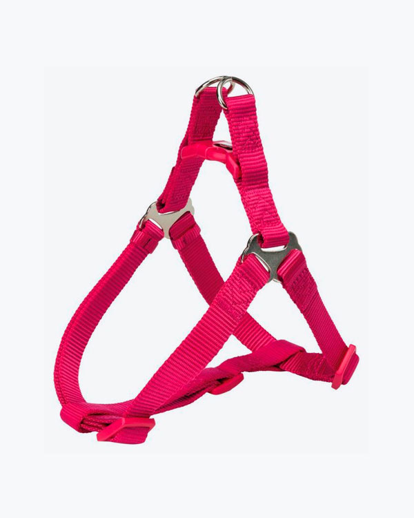 Шлея-петля Trixie Premium для собак, розмір L, фуксія, 65-80 см/25 мм (нейлон)