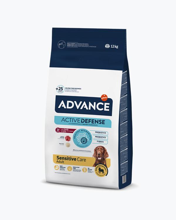 Сухий корм Advance Med/Maxi Sensitive, для собак середніх і великих порід з чутливим шлунком, ягня з рисом, 12 кг