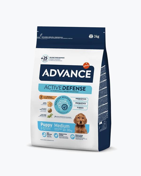 Сухий корм Advance Medium Puppy, для цуценят середніх порід, курка з рисом, 3 кг