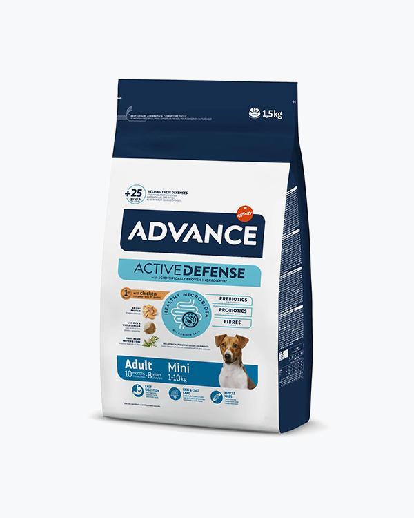 Сухий корм Advance Mini, для собак дрібних порід, курка з рисом, 1.5 кг