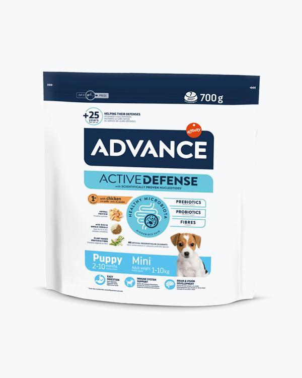 Сухий корм Advance Mini Puppy, для цуценят дрібних порід, курка з рисом, 700 г