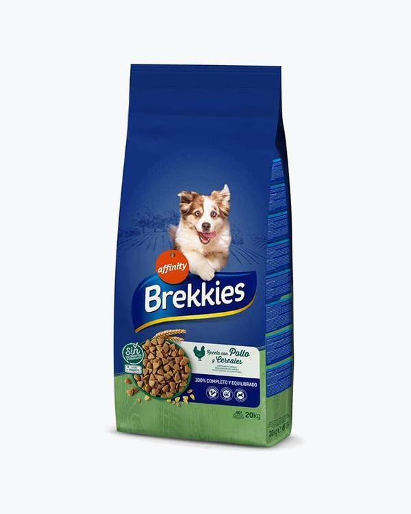 Сухой корм Brekkies Dog Chicken, для собак, курица, 15 кг