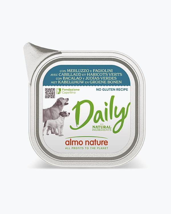 Almo Nature Daily Dog, 100 г (треска и зеленая фасоль)