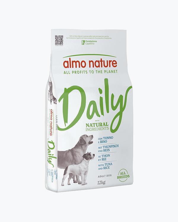 Almo Nature Daily Dog для взрослых собак всех пород с тунцом и рисом (12 кг)