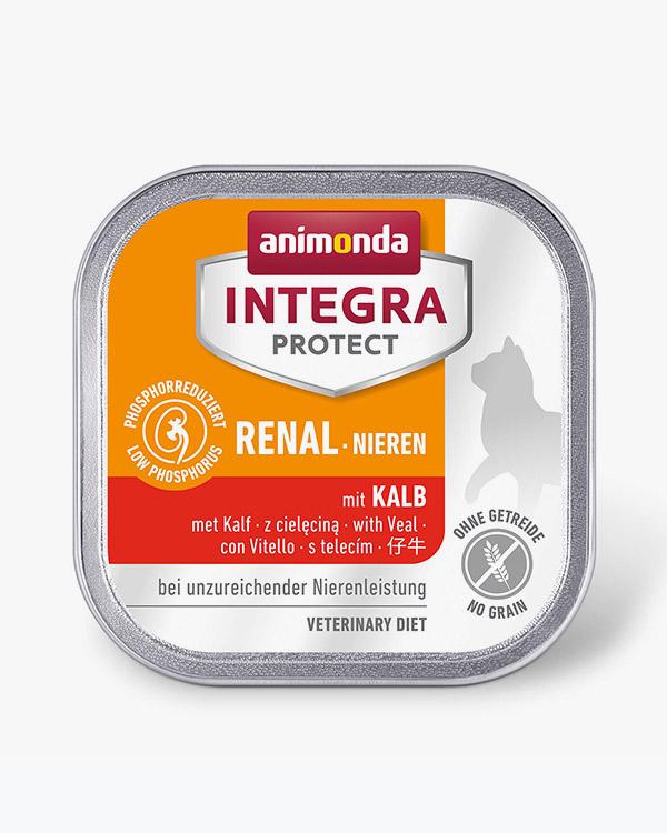 Корм ветеринарний вологий Integra Protect Renal dishes with Veal для кішок при захворюваннях нирок, страва з телятиною алютрей 100г