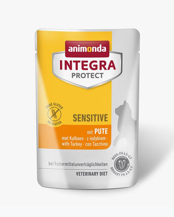 Корм ветеринарний вологий Integra Protect Sensitive з індичкою для котів з харчовою непереносимістю, пауч 85г