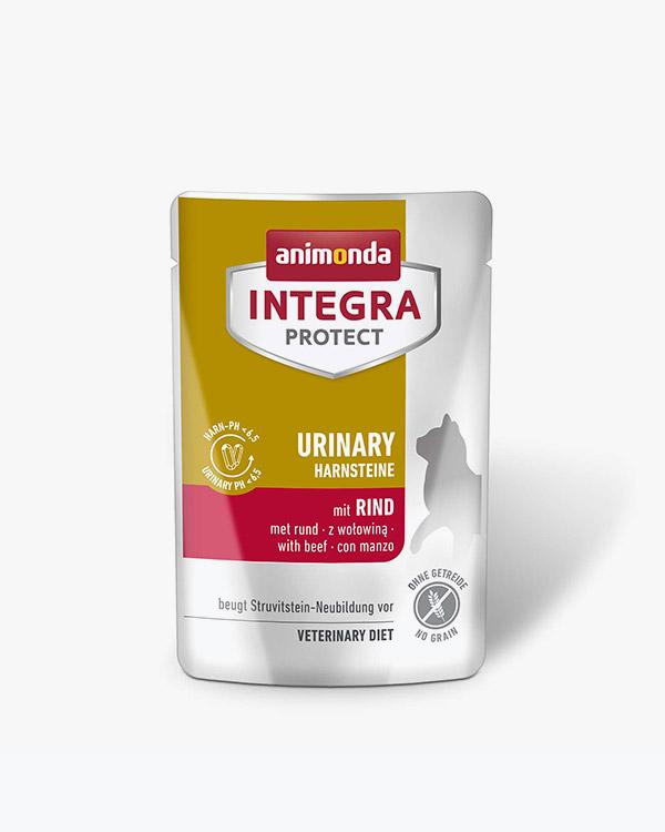 Корм ветеринарний вологий Integra Protect Urinary Struvit - пауч з яловичиною для кішок з мочекам'яною хворобою, пауч 85г